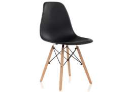 Пластиковый стул Eames PC-015 черный (46x49x83)